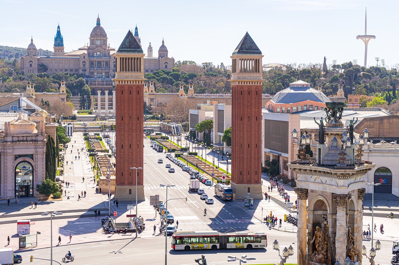 Avenida de Barcelona na Espanha: país tem uma das principais economias da Europa